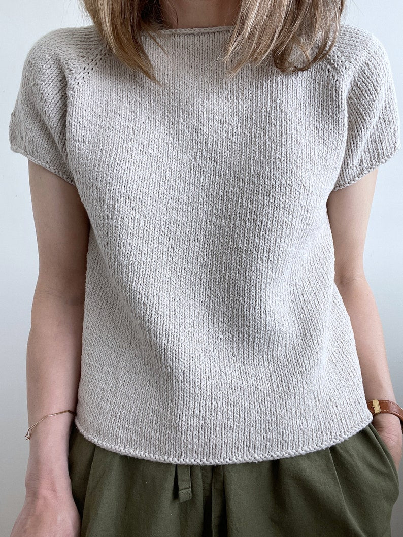 Cotton Ease Top Knitting Pattern
