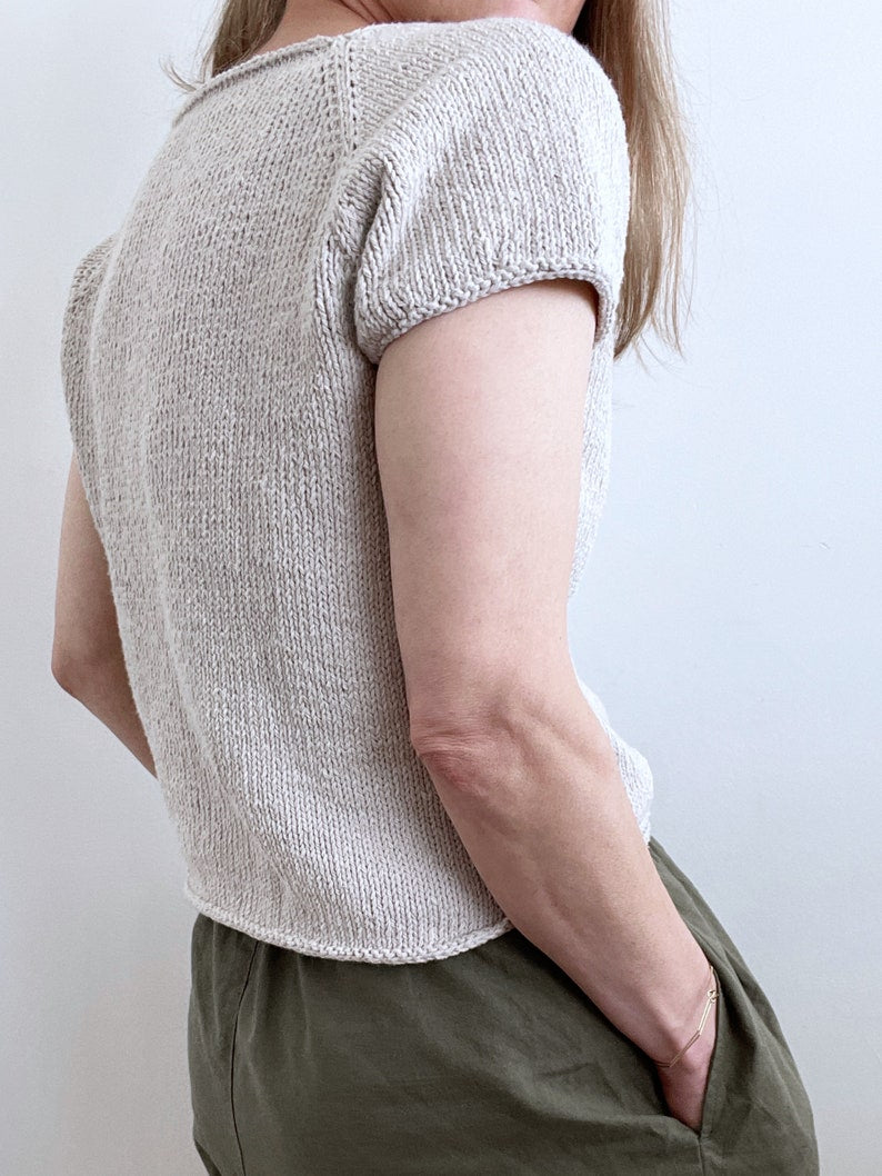 Cotton Ease Top Knitting Pattern
