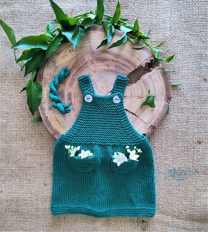 Olive Pocket Dress Knitting Pattern
