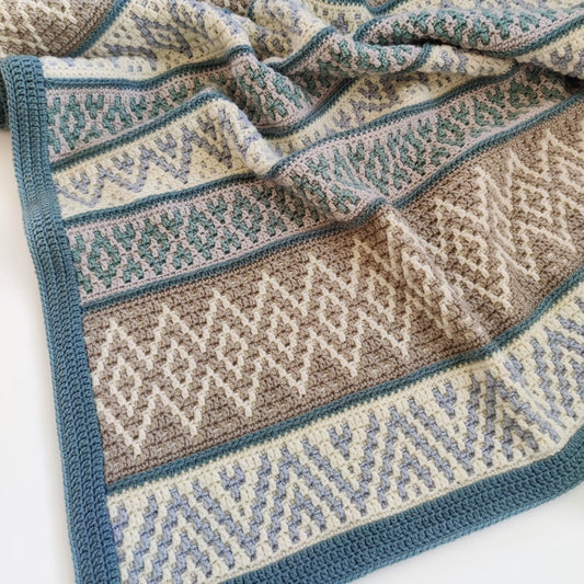Oceanic Blanket Crochet Pattern