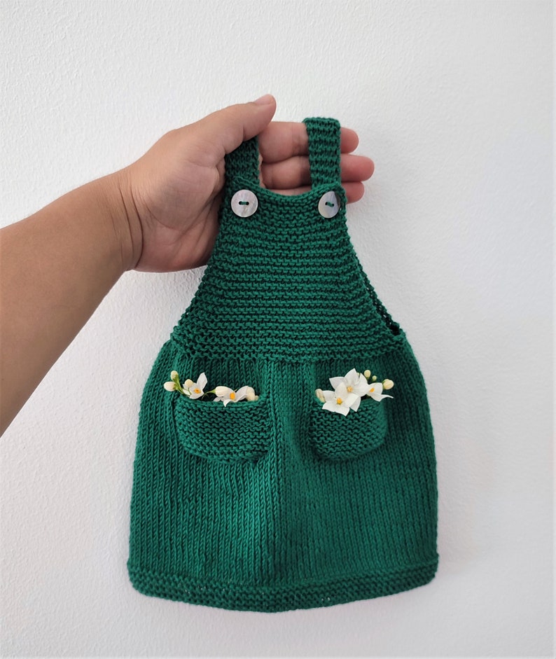 Olive Pocket Dress Knitting Pattern