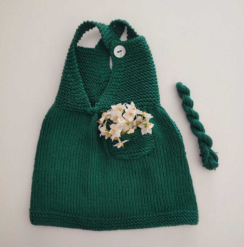 Olive Pocket Dress Knitting Pattern