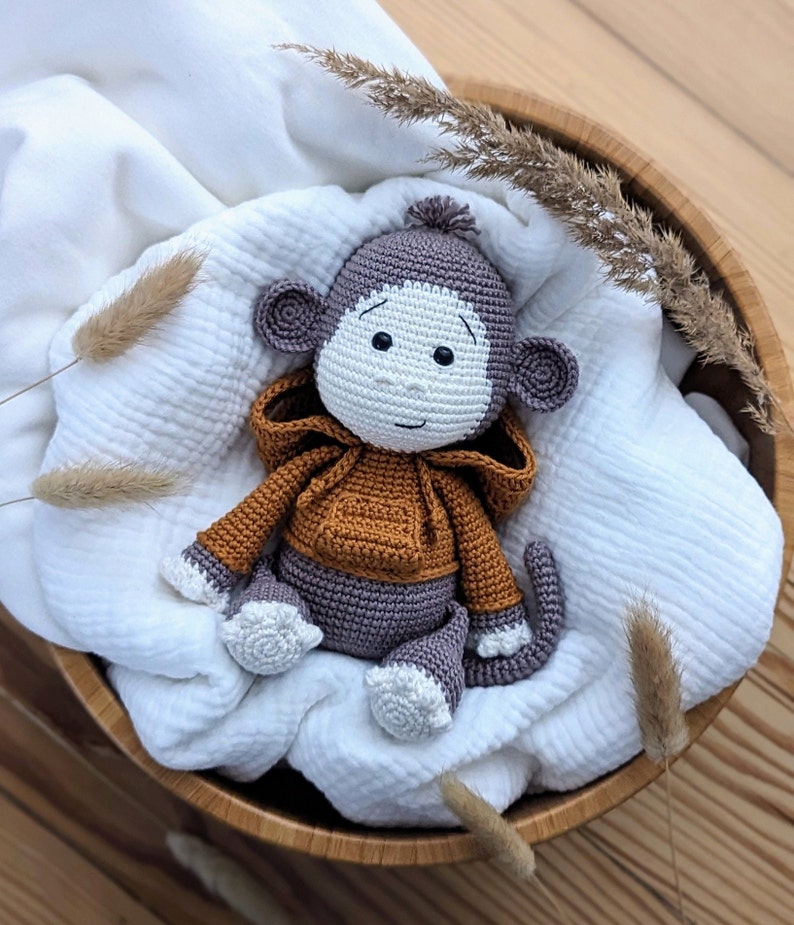 Milo Monkey Crochet Pattern