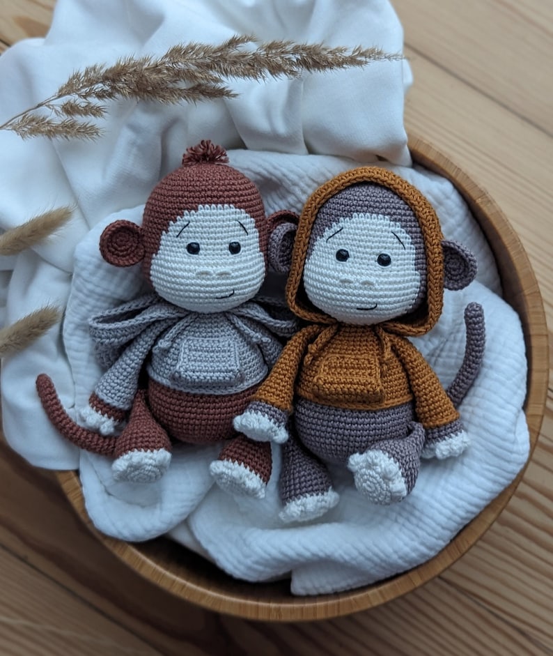 Milo Monkey Crochet Pattern