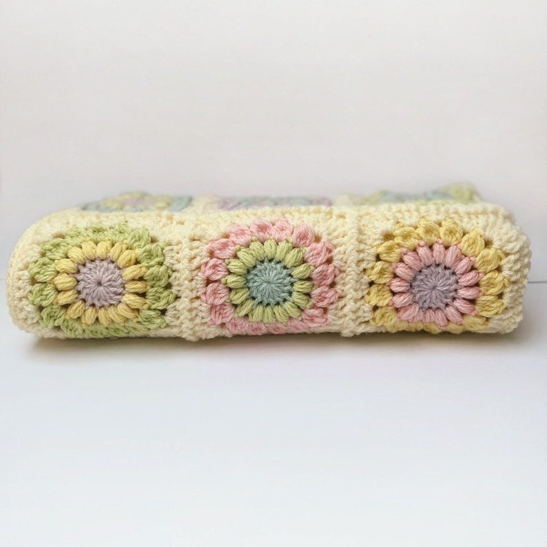 Sunshine Bloom Blanket Crochet Pattern