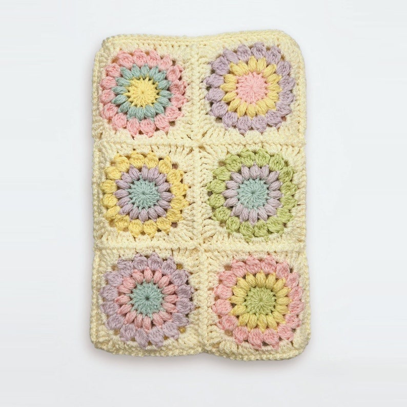 Sunshine Bloom Blanket Crochet Pattern