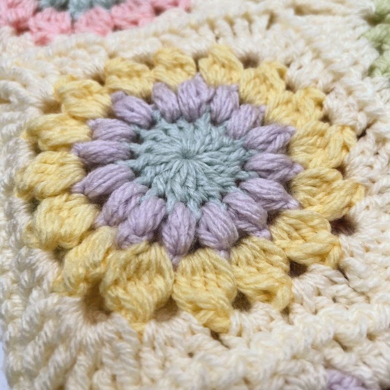 Sunshine Bloom Blanket Crochet Pattern