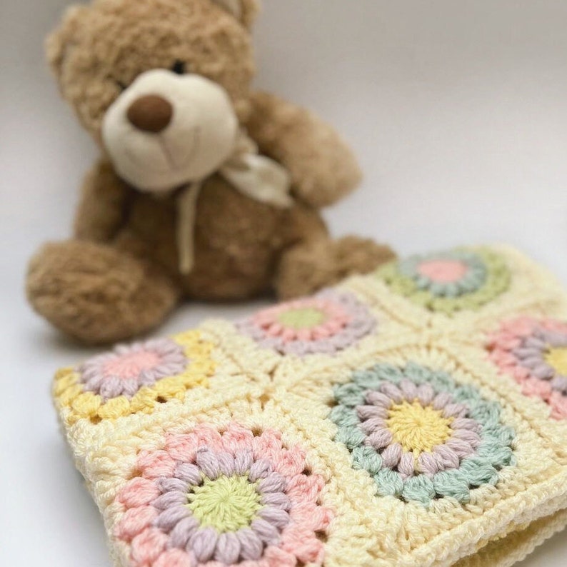 Sunshine Bloom Blanket Crochet Pattern