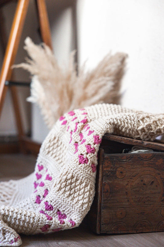 Heartstone Blanket Crochet Pattern