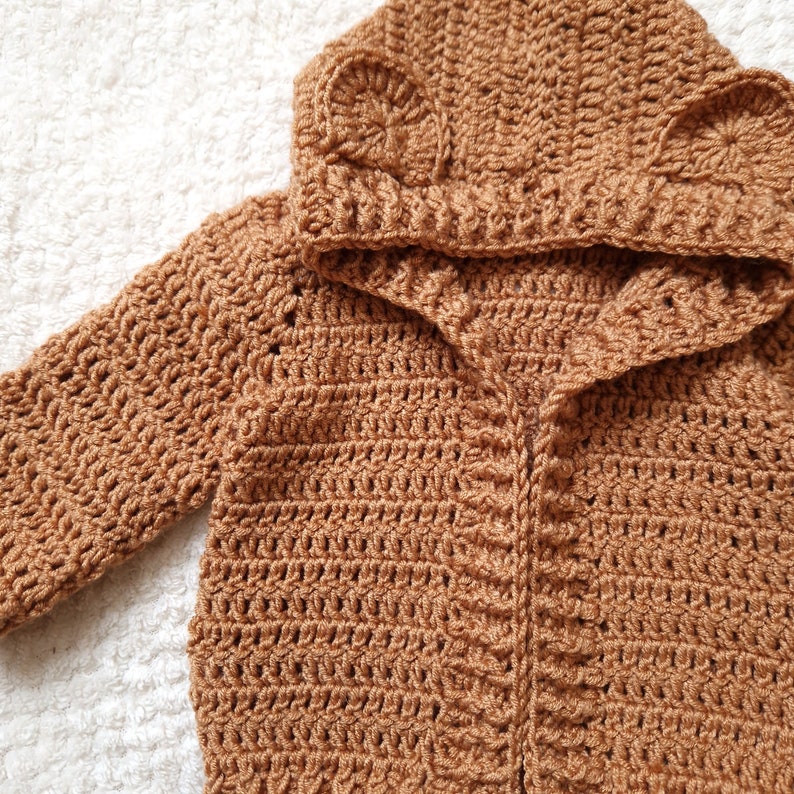 Honey Bear Sweater Crochet Pattern