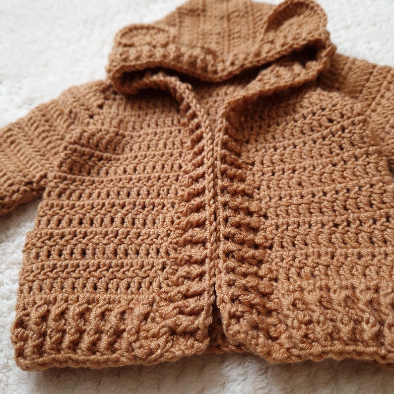 Honey Bear Sweater Crochet Pattern