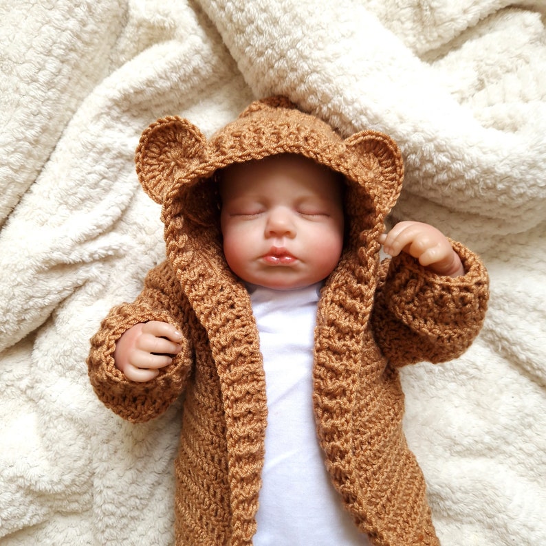 Honey Bear Sweater Crochet Pattern