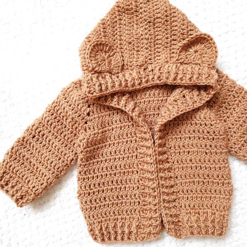 Honey Bear Sweater Crochet Pattern