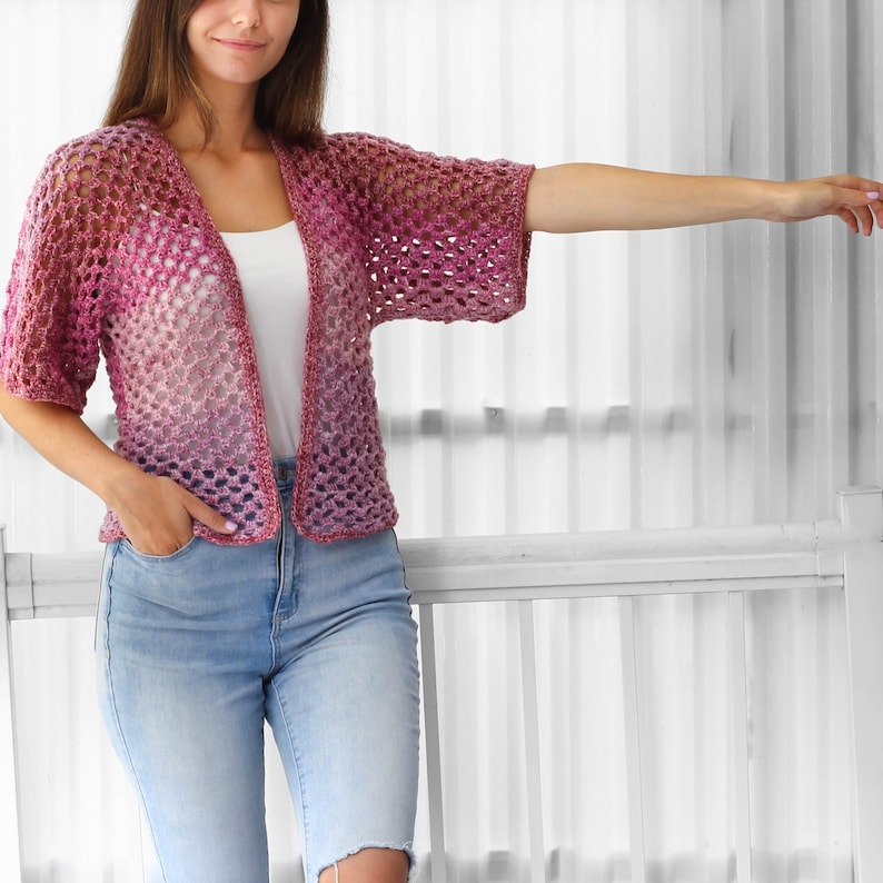 Solara Cardigan Crochet Pattern