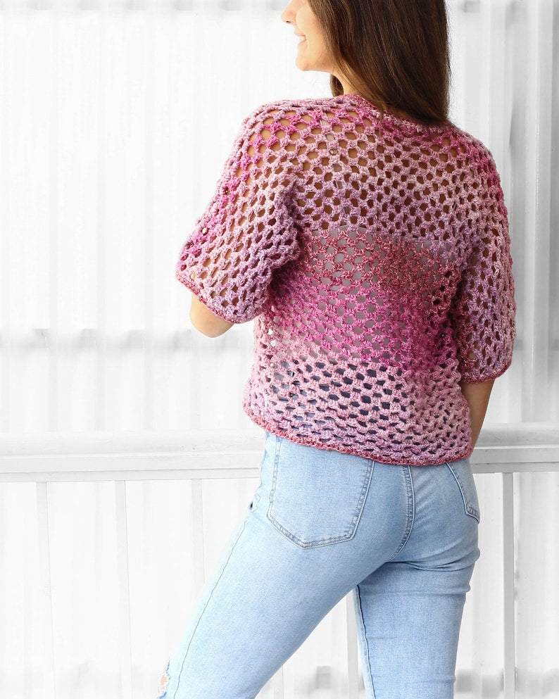 Solara Cardigan Crochet Pattern