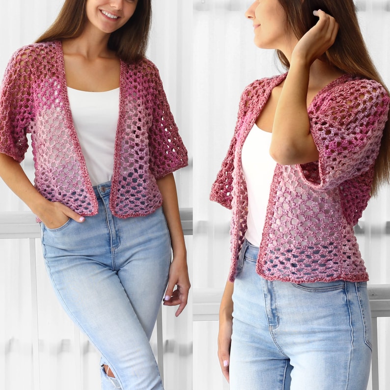 Solara Cardigan Crochet Pattern