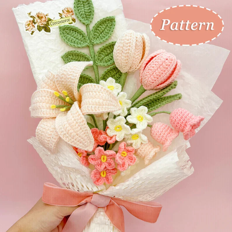 Flower Bouquet Crochet Pattern