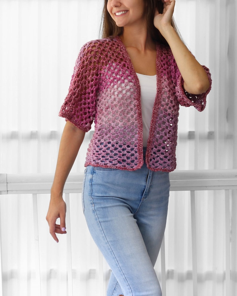 Solara Cardigan Crochet Pattern