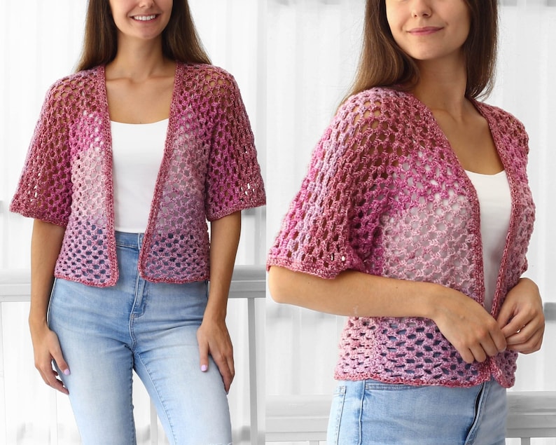 Solara Cardigan Crochet Pattern