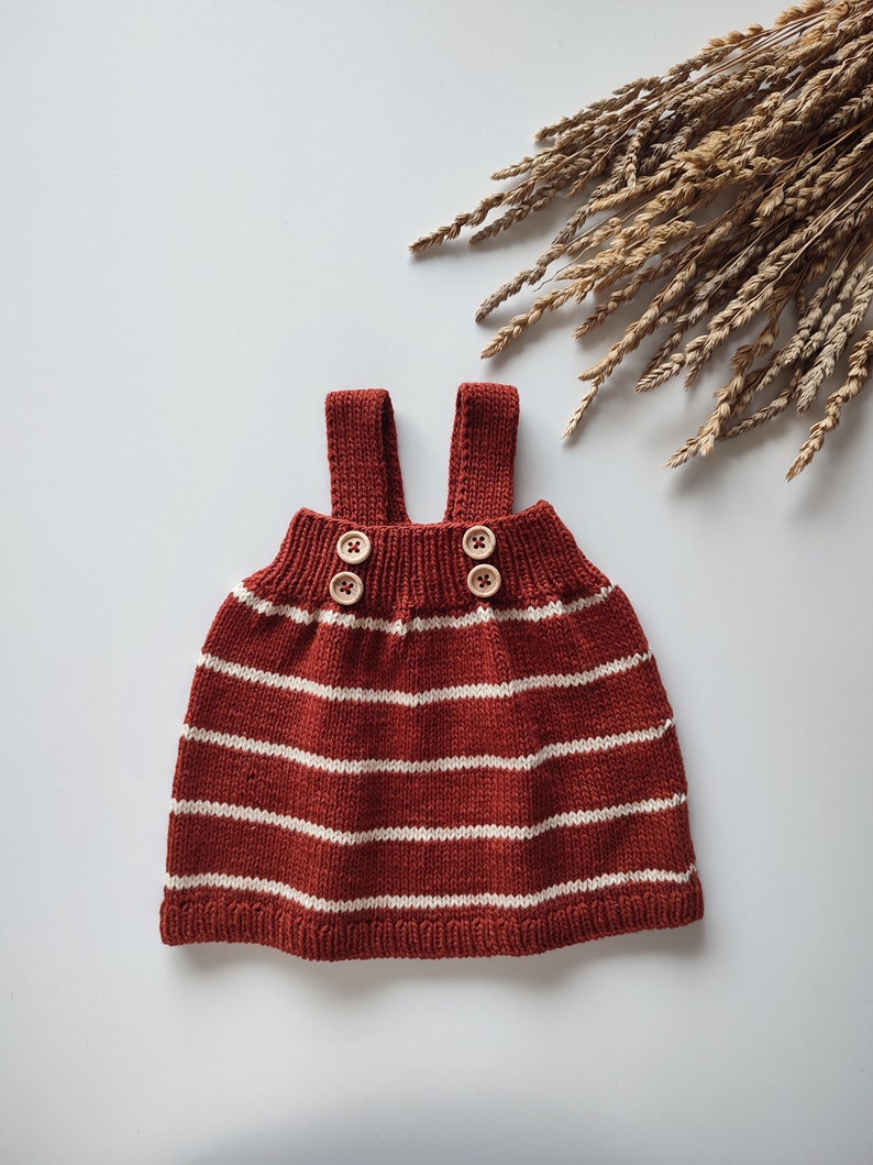 Carmel Baby Dress Knitting Pattern
