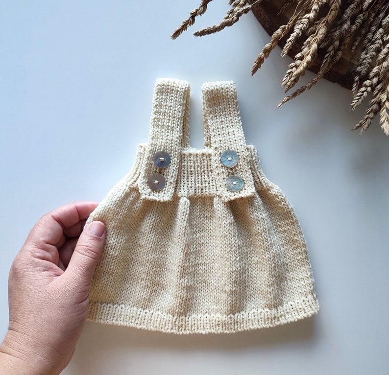 Carmel Baby Dress Knitting Pattern