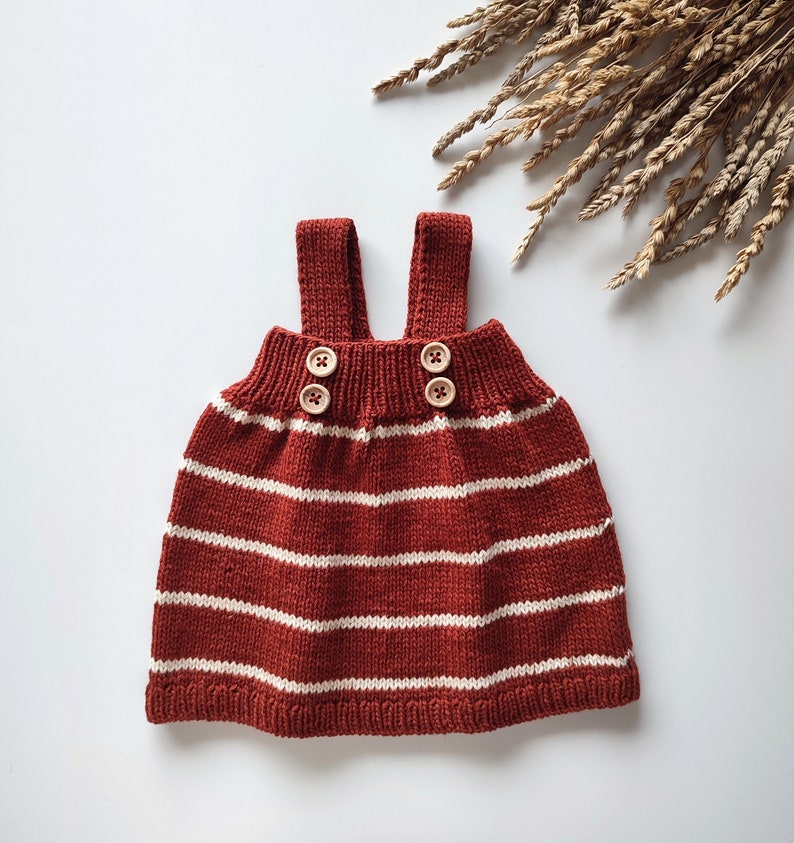 Carmel Baby Dress Knitting Pattern