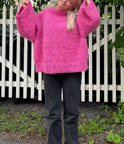 Bloomy Sweater Knitting Pattern