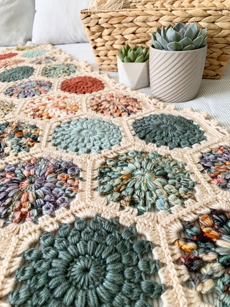 Coastline Blanket Crochet Pattern