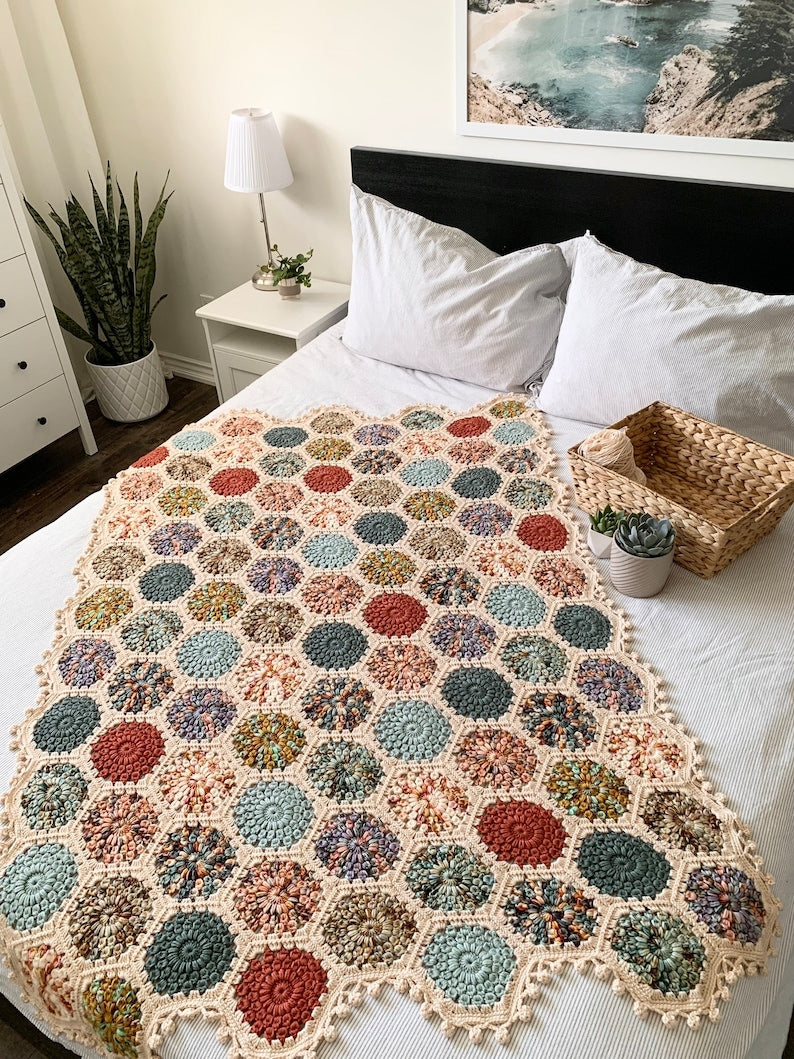 Coastline Blanket Crochet Pattern