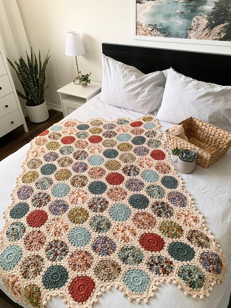 Coastline Blanket Crochet Pattern