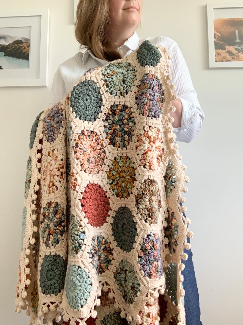 Coastline Blanket Crochet Pattern