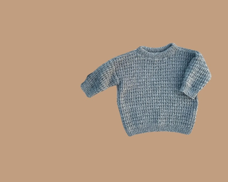 Chunky Kid Sweater Knitting Pattern