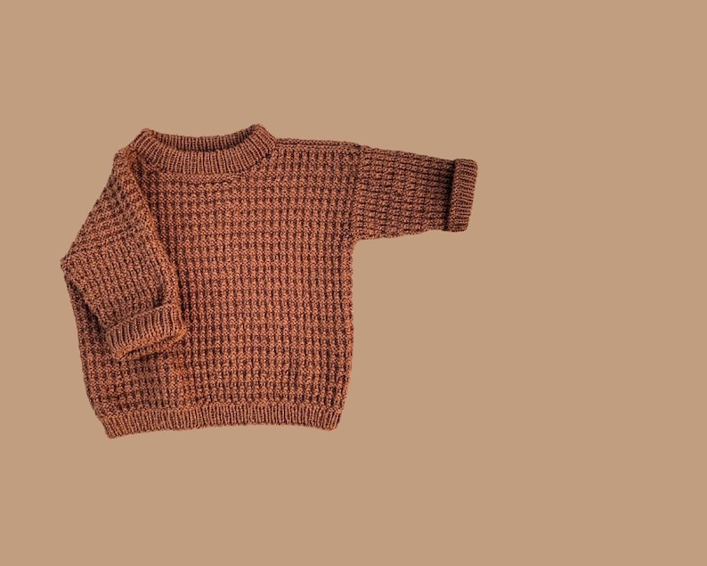 Chunky Kid Sweater Knitting Pattern