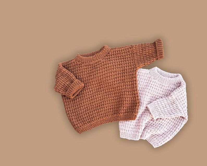 Chunky Kid Sweater Knitting Pattern