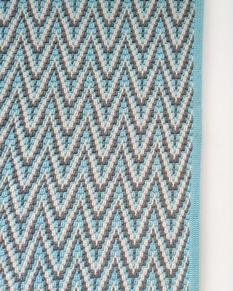 Frozen Trails Blanket Crochet Pattern