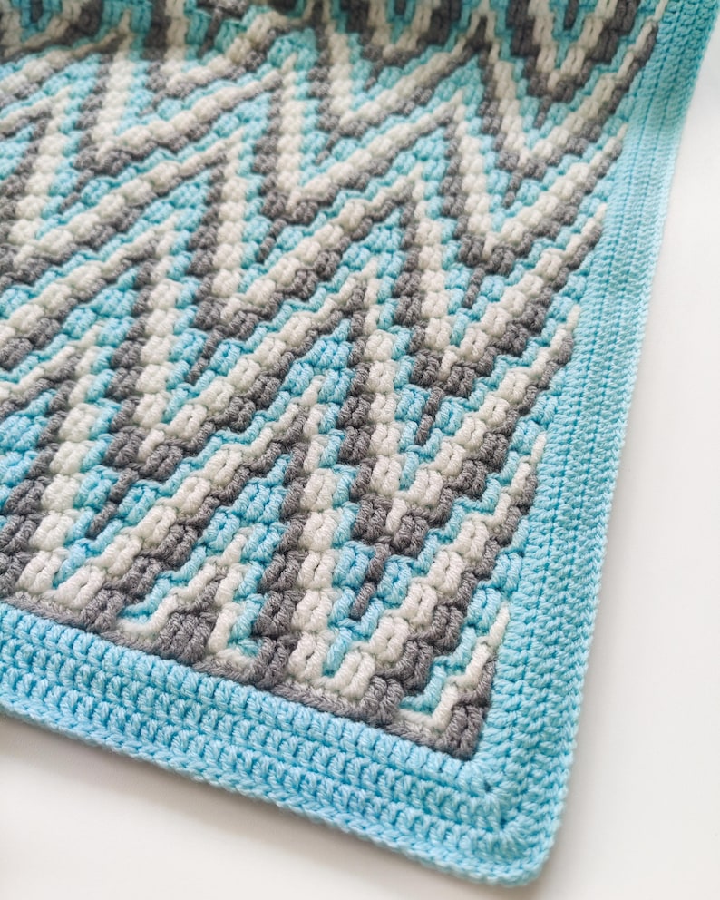 Frozen Trails Blanket Crochet Pattern