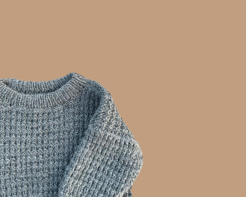 Chunky Kid Sweater Knitting Pattern