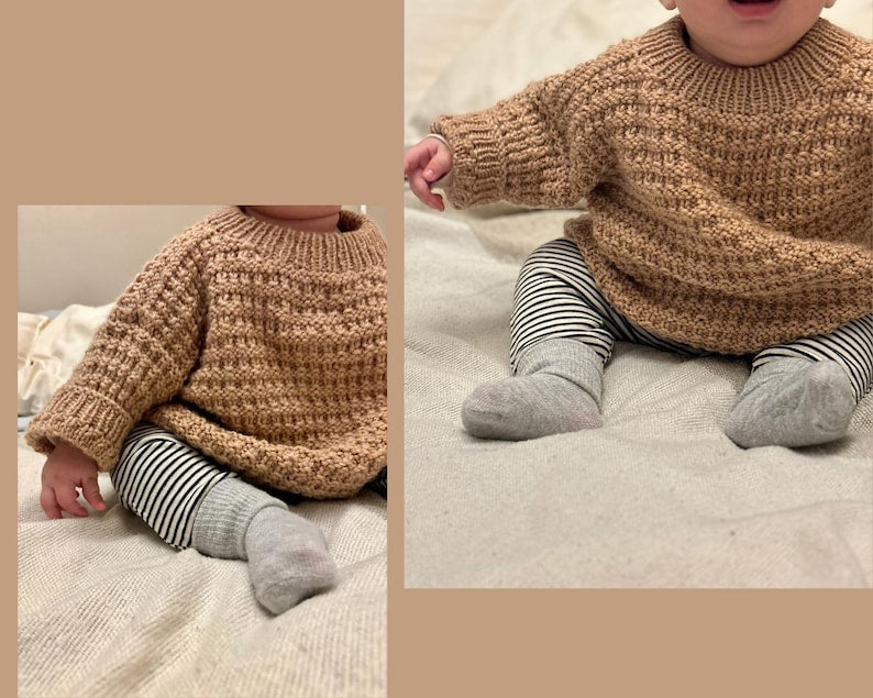 Chunky Kid Sweater Knitting Pattern