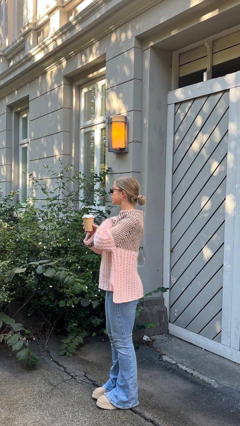 Blushvale Sweater Knitting Pattern