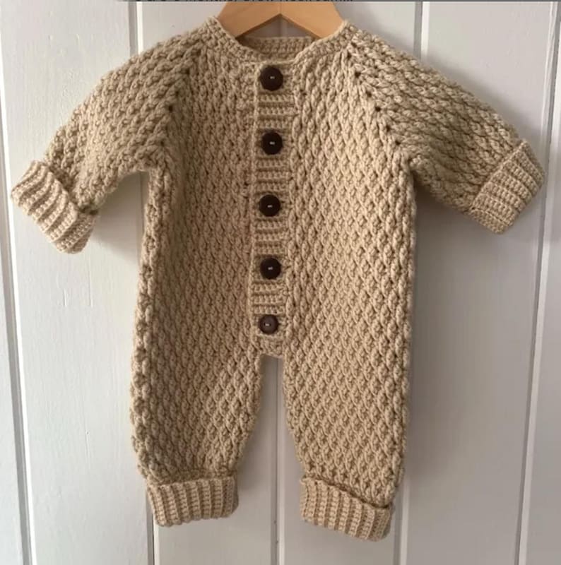 Biscuit Baby Jumpsuit Crochet Pattern
