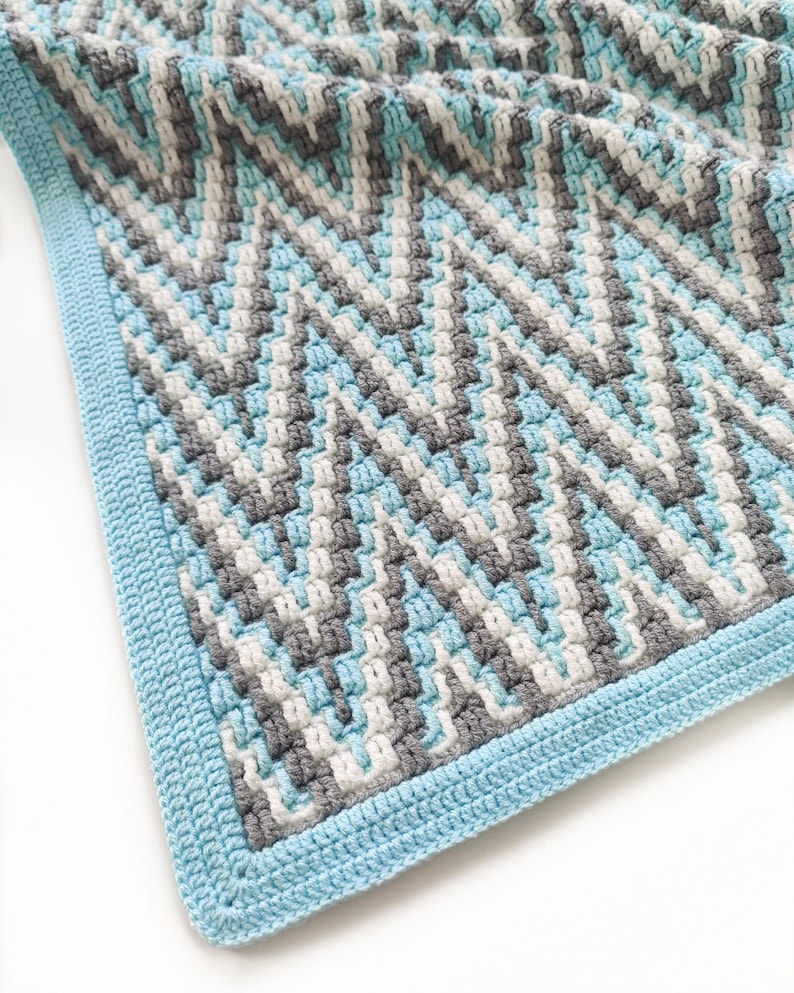 Frozen Trails Blanket Crochet Pattern