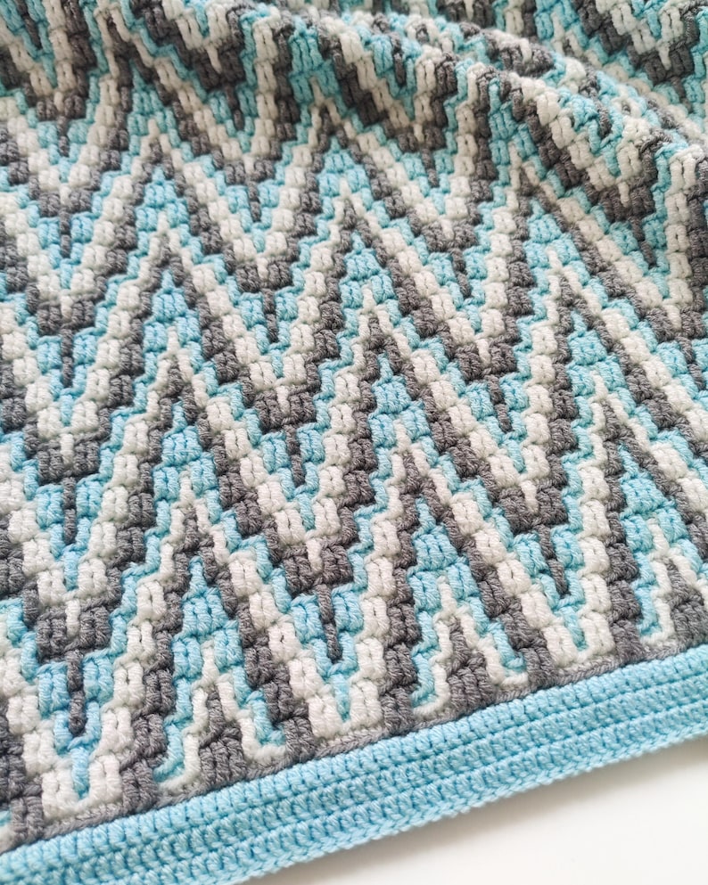 Frozen Trails Blanket Crochet Pattern