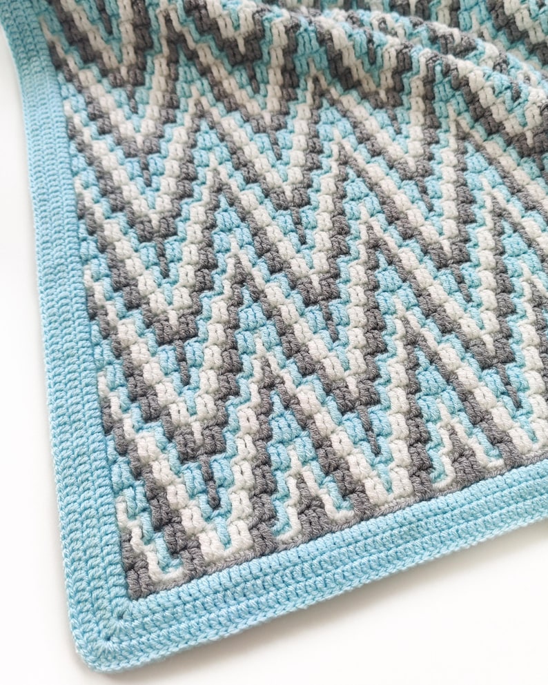 Frozen Trails Blanket Crochet Pattern
