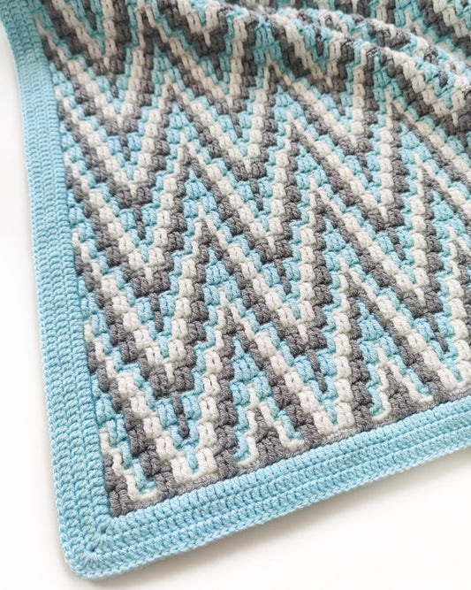 Frozen Trails Blanket Crochet Pattern