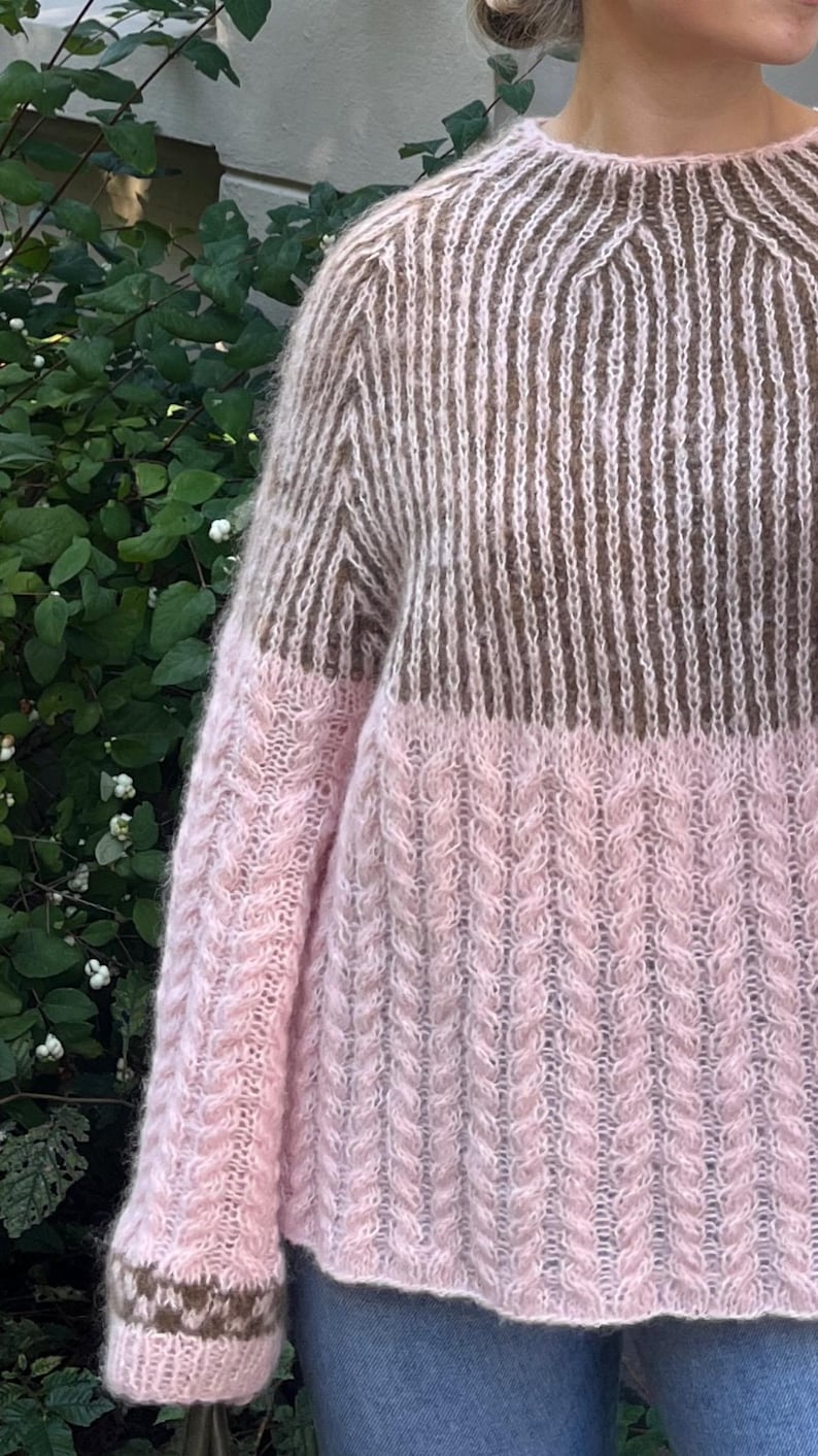 Blushvale Sweater Knitting Pattern