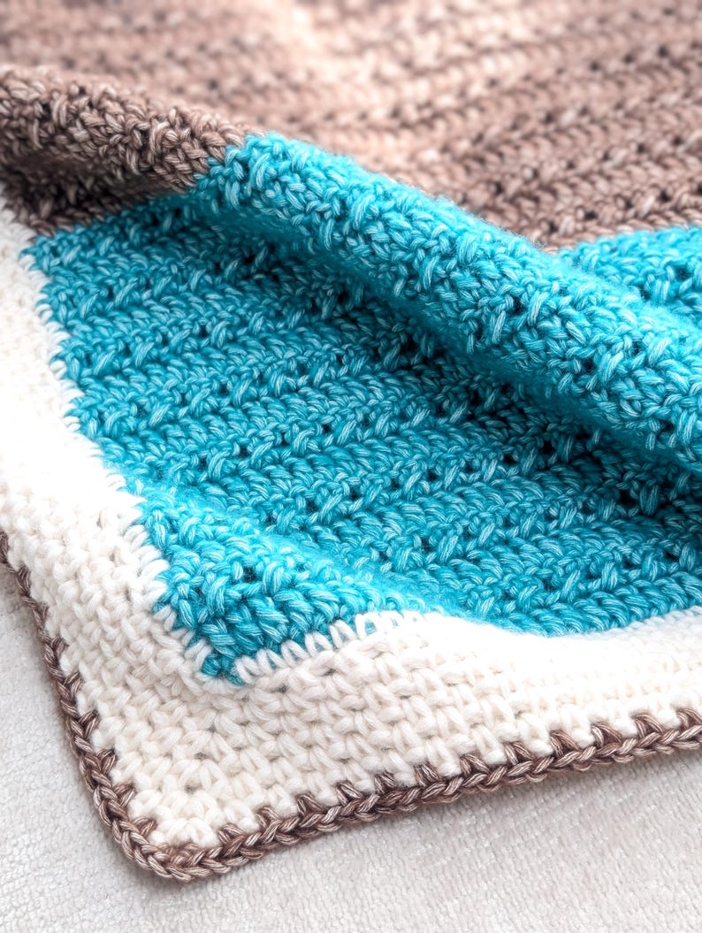 Colorwave Blanket Crochet Pattern