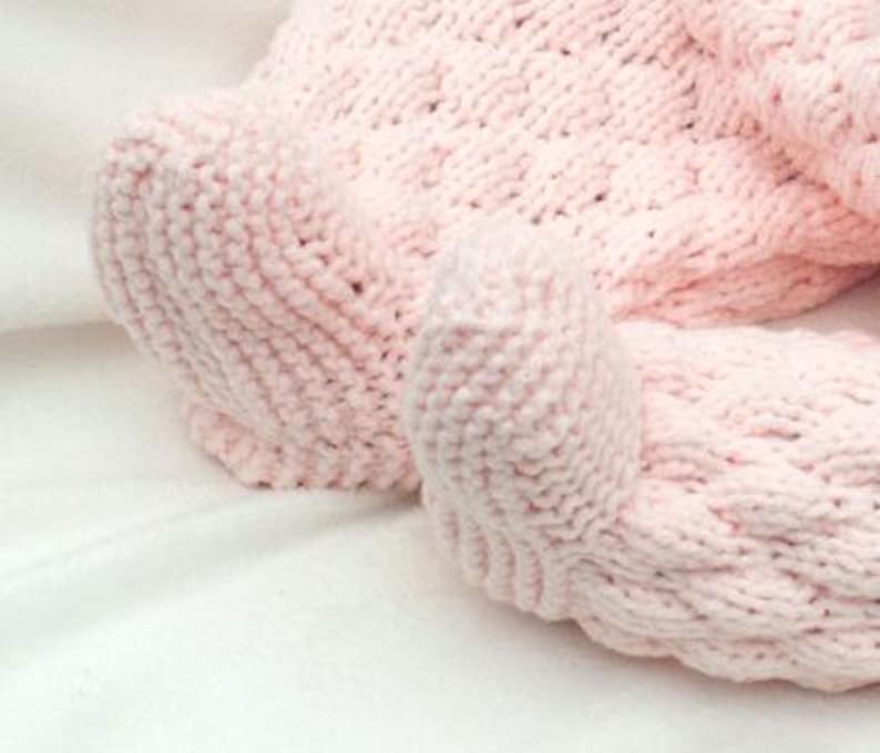Bubble Baby Jumpsuit Knitting Pattern