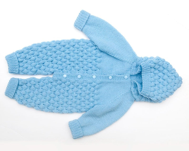 Bubble Baby Jumpsuit Knitting Pattern