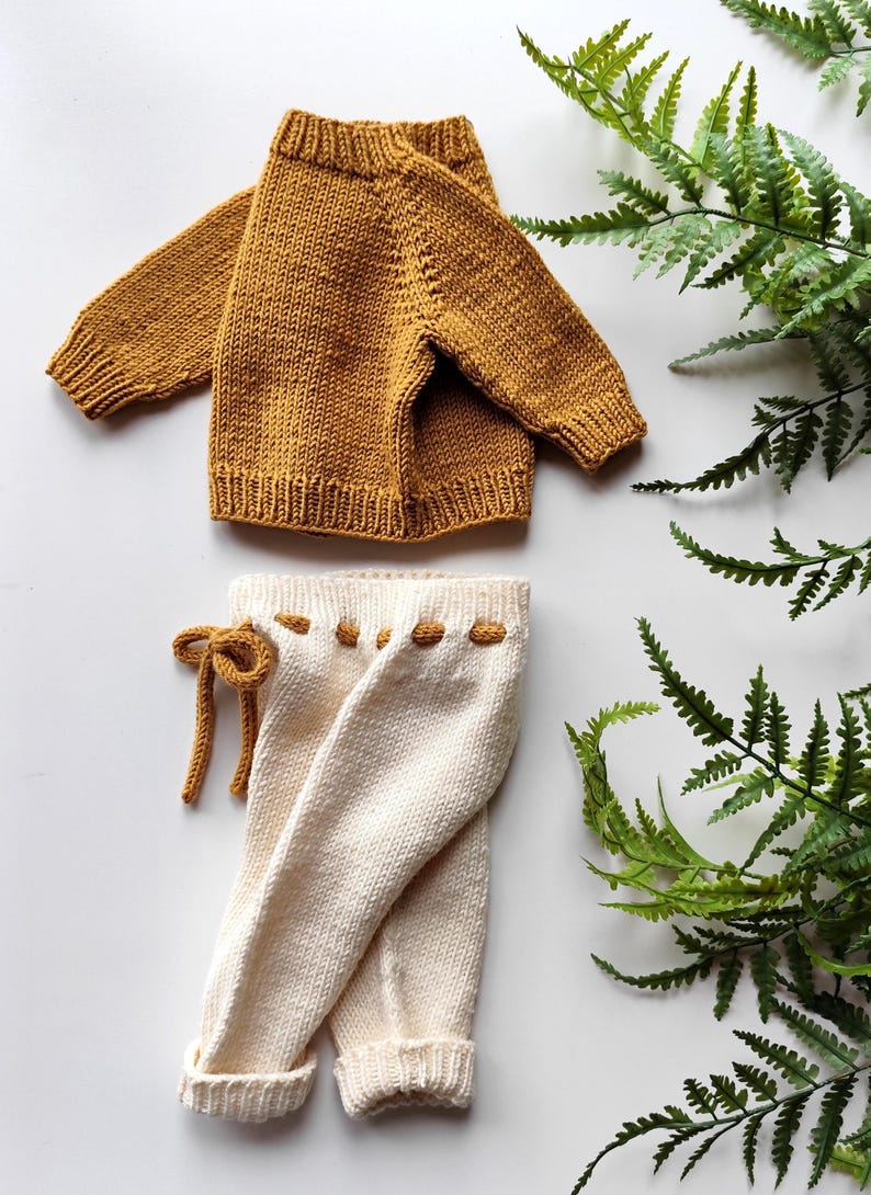 Chestnut Baby Set Knitting Pattern