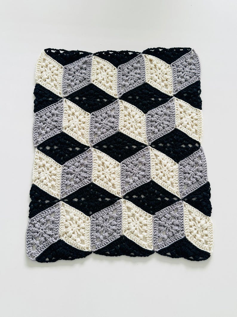 Geometric Blanket Crochet Pattern